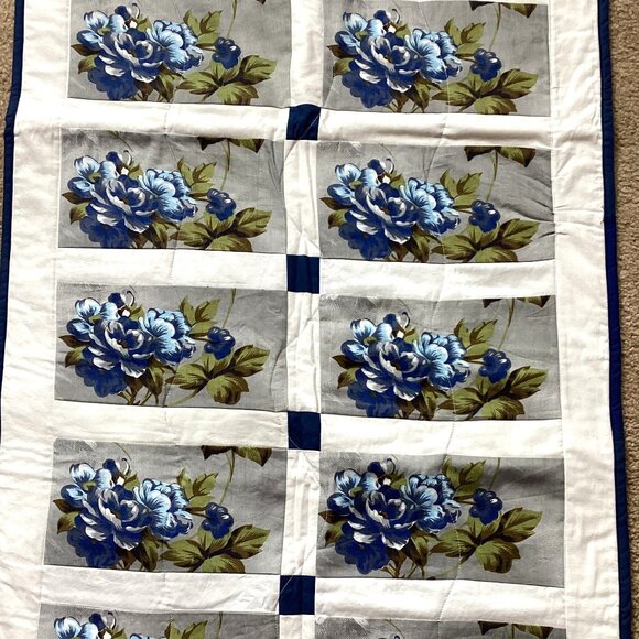 New Handmade Rectangle Quilted Table Runner Reversable Table Linens Home Decor - Picture 2 of 5